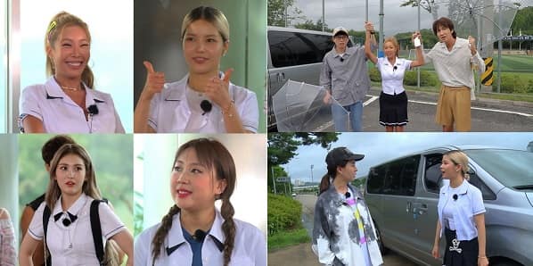 Jessi&SOMI&颂乐&李英智出演《Running Man》_韩饭网